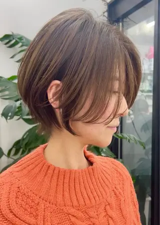 ショート カラー パーマ ヘアアレンジ メンズ 美髪矯正/髪質改善 カラー✨️Velのヘアスタイル