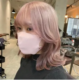 ミディアム カラー 🌹TikTok4万 フォロワー🌹AKIのヘアスタイル