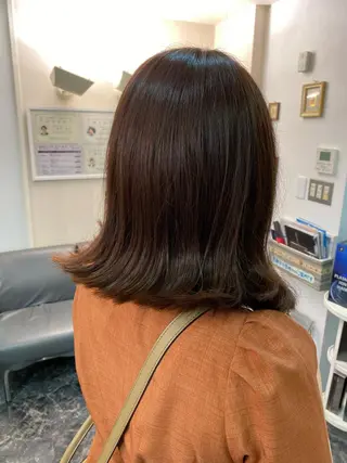 ミディアム カラー 木下 広太のヘアスタイル