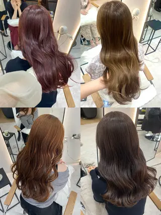 ロング 髪質改善/艶カラー 🎀レイヤーカットのヘアスタイル
