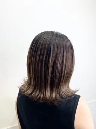 ミディアム カラー lucia RYOのヘアスタイル