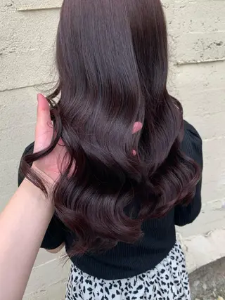 ロング SEAM アキホのヘアスタイル