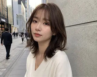 ミディアム カラー ヘアアレンジ 今だけ無料カット募集 💫KEISHIのヘアスタイル