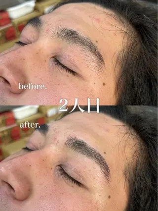 アイブロウ メンズ特化サロン 高山佑真のヘアスタイル