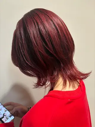 ミディアム カラー eL横浜west☆ KORINのヘアスタイル