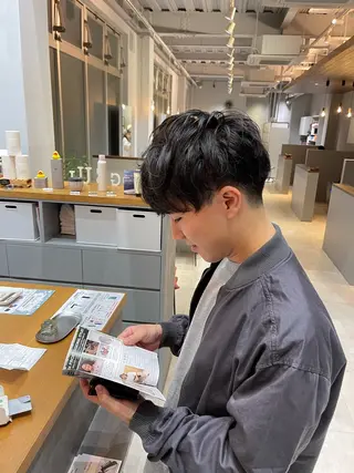 ショート メンズ 石原圭悟 /ショート/艶カラーのヘアスタイル