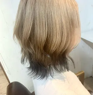 ミディアム ✨ハイトーン✨艶髪 ✨髪質改善✨和田のヘアスタイル