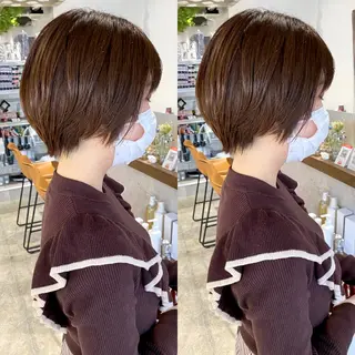 ショート ✨圧倒的満足度◎ 小顔美人ショート✨佃のヘアスタイル