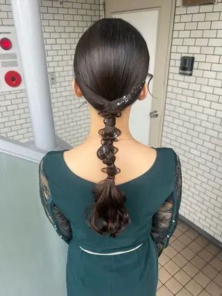 ヘアアレンジ 大人可愛いヘアメイク 💋🧚‍♀️しずかのヘアスタイル