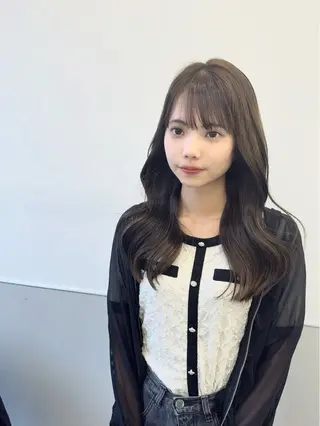 ロング カラー 韓国ヘア🇰🇷 スズキのヘアスタイル