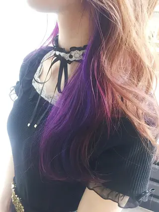 セミロング カラー ヘアアレンジ ✨ハイクオリティ✨ 山本香也のヘアスタイル