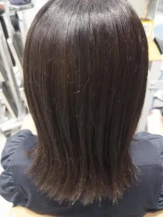 ミディアム カラー -みつま はるな-のヘアスタイル