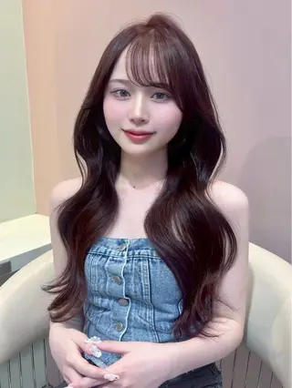 ロング カラー 【GLROW大宮】 reimi美髪カラーのヘアスタイル