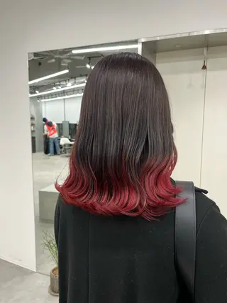 カラー 中村 彩夏のヘアスタイル