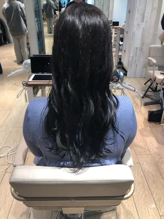 ロング カラー 小顔似合わせ提案/ レイヤー/川澄かずまのヘアスタイル