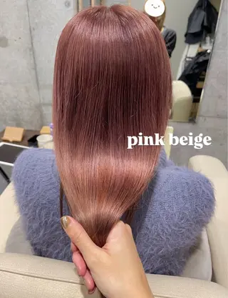 セミロング カラー Blue 髪質改善 💎松藤 莉奈のヘアスタイル