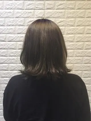 ミディアム カラー 🌿‬ ܸAir 透明感🌱西村知佳のヘアスタイル