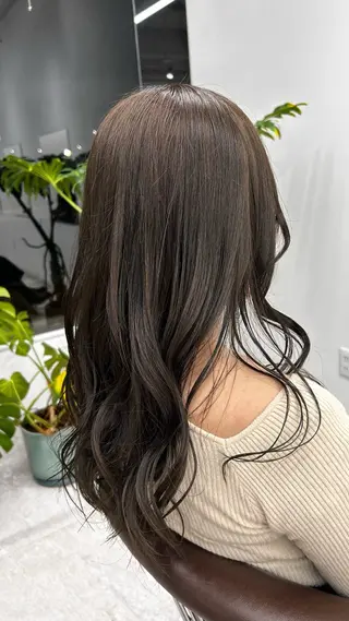 ロング 河田 日和のヘアスタイル