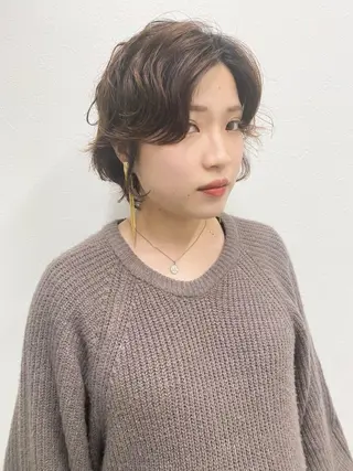 ショート パーマ パーマ特化 フシキサトシのヘアスタイル