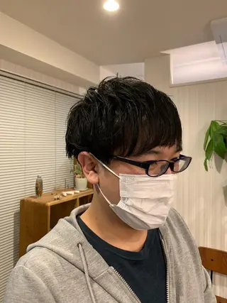 ショート メンズ 笠原 敦司のヘアスタイル