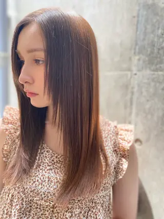 ロング カラー 艶美髪マスター 店長✂︎YUKKEのヘアスタイル