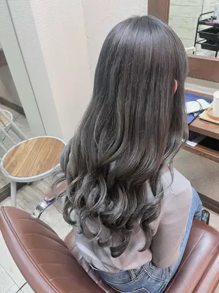 ロング カラー 村田梨乃/ minim hairのヘアスタイル