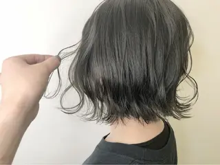 ミディアム メンズ レイヤー ウルフ 弓木啓輔のヘアスタイル