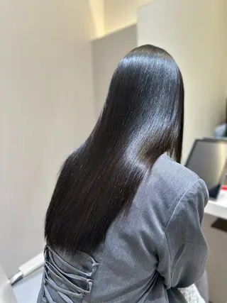 ロング 縮毛矯正特化 k-two土田陸登のヘアスタイル