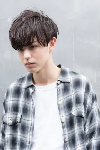 メンズ 増渕 里奈のヘアスタイル