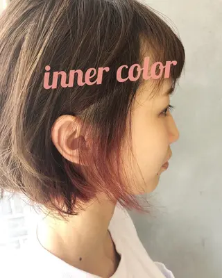 ミディアム カラー パーマ ヘアアレンジ 【白髪ぼかし 専門GBG】自由が丘のヘアスタイル