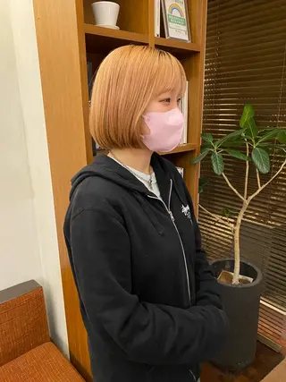 ショート カラー パーマ Paddle所属・似合わせレイヤー/ ニュアンスパーマ高倉のヘアスタイル