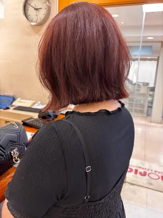 ミディアム メンズショート/ メンズパーマ藤森のヘアスタイル