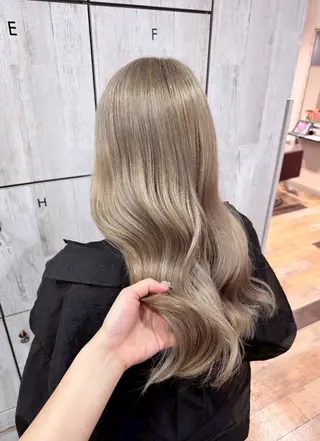 カラー 奈那美🌸 韓国ヘア🌸透明感のヘアスタイル