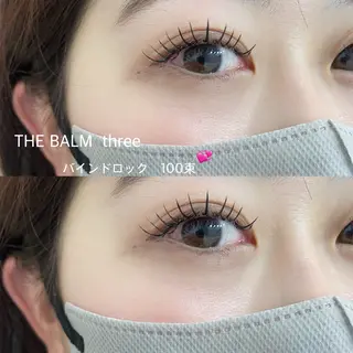 マツエク・マツパ THE BALM three🌼本名のマツエク・マツパデザイン