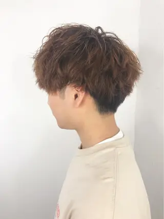 パーマ メンズ メンズサロン アソビ元町のヘアスタイル