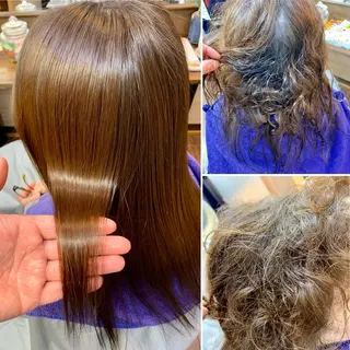 セミロング 縮毛矯正専門店 FUNNYのヘアスタイル