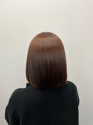 ミディアム カラー 荒木 美沙樹のヘアスタイル