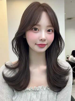 ロング 🎀透明感カラー/ yuka🎀のヘアスタイル