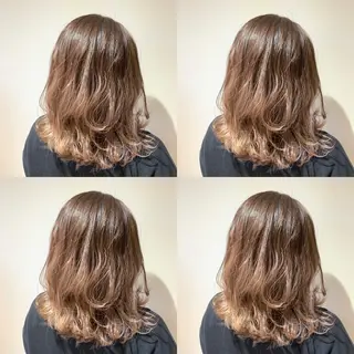 ミディアム ✨縮毛矯正✖︎顔周り レイヤー✨ナカムラのヘアスタイル