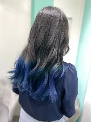 ロング 原 千景のヘアスタイル