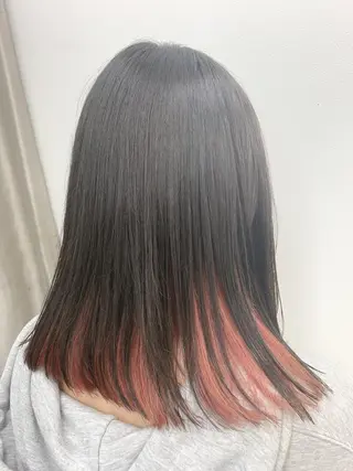 セミロング カラー Gemini代表 Maedaのヘアスタイル