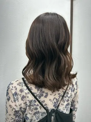 ミディアム カラー ヘアアレンジ 鈴木 アメリのヘアスタイル