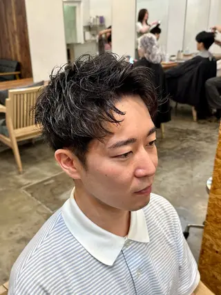 ショート メンズ 横浜/メンズ特化/ Farbe/田中颯斗のヘアスタイル