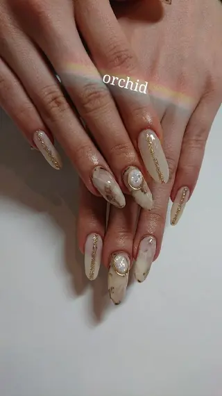 ネイル orchid ♡オーキッドのネイルデザイン