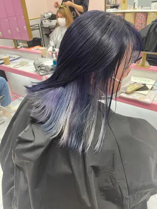 ミディアム カラー 店長 小池アキトのヘアスタイル
