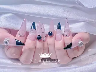 ネイル 長さだし専門店 M2　rikaのネイルデザイン