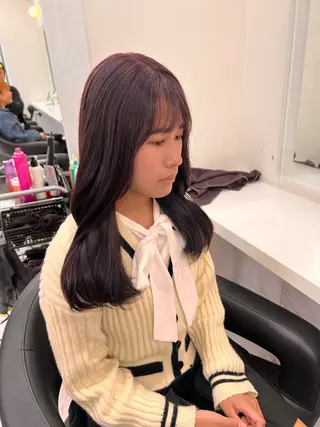 ロング カラー 💖札幌カラー 指名No.1💖玲奈のヘアスタイル