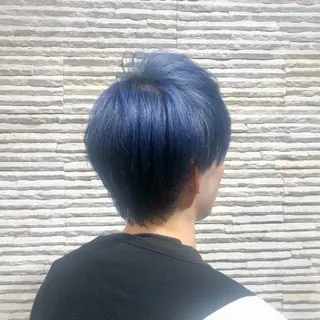 ショート カラー メンズ 嶋田 ゆきのヘアスタイル