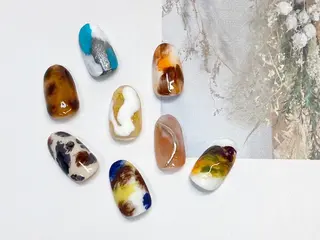 ネイル Sun Brown サンブラウンのネイルデザイン