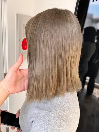 ショート カラー ヘアカラー&縮毛矯正 STAR☆RIVERのヘアスタイル